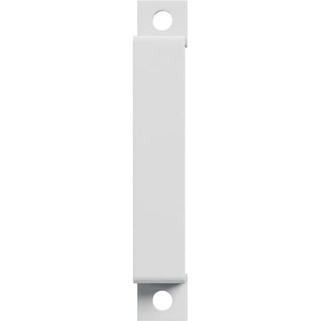 Ekena Millwork Barnfold 4" Pull Handle for 1 1/2" and 1 3/4" Doors, Rocket White GB6007PH404RW